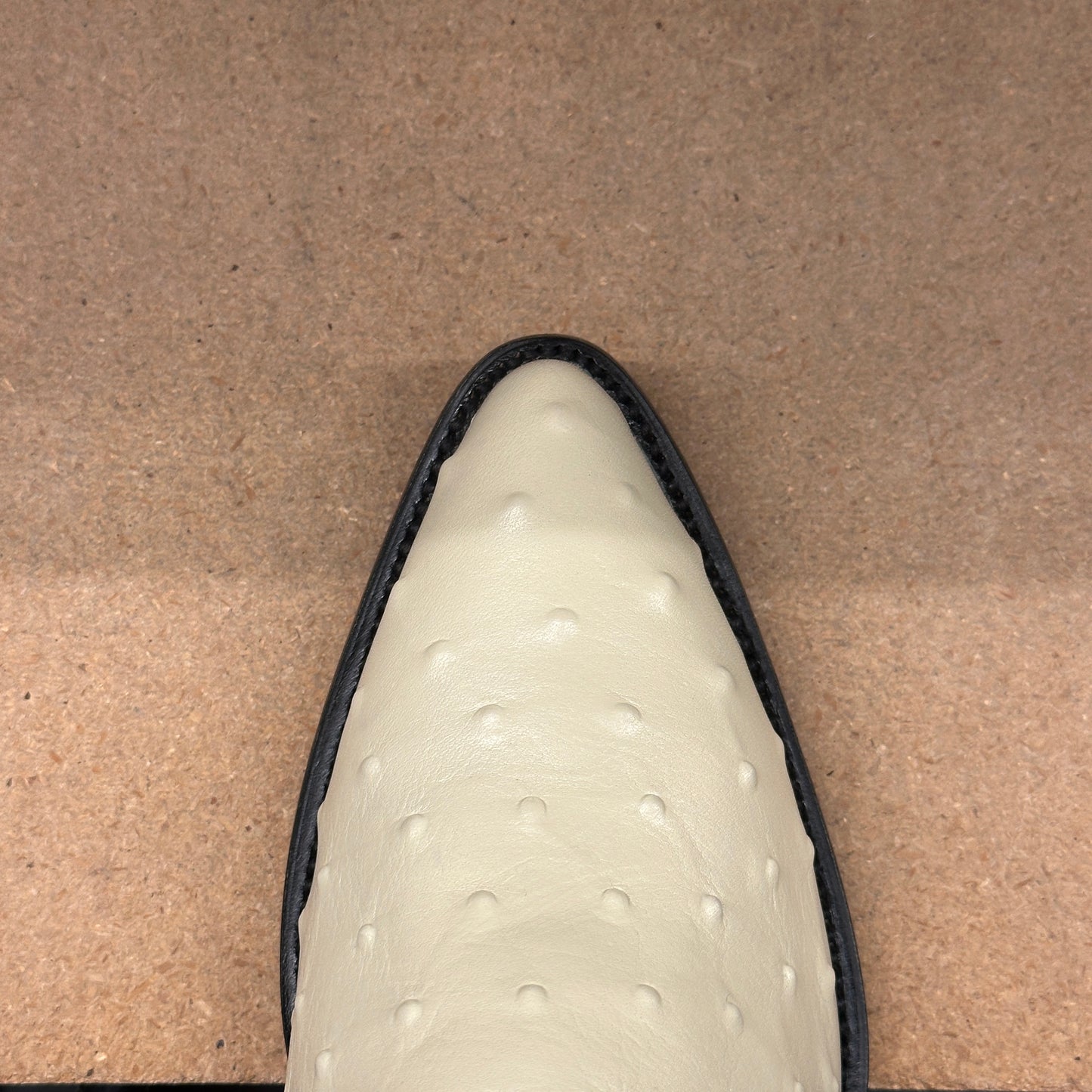 La Bufa Men - Imitation Ostrich Boot (Hueso)