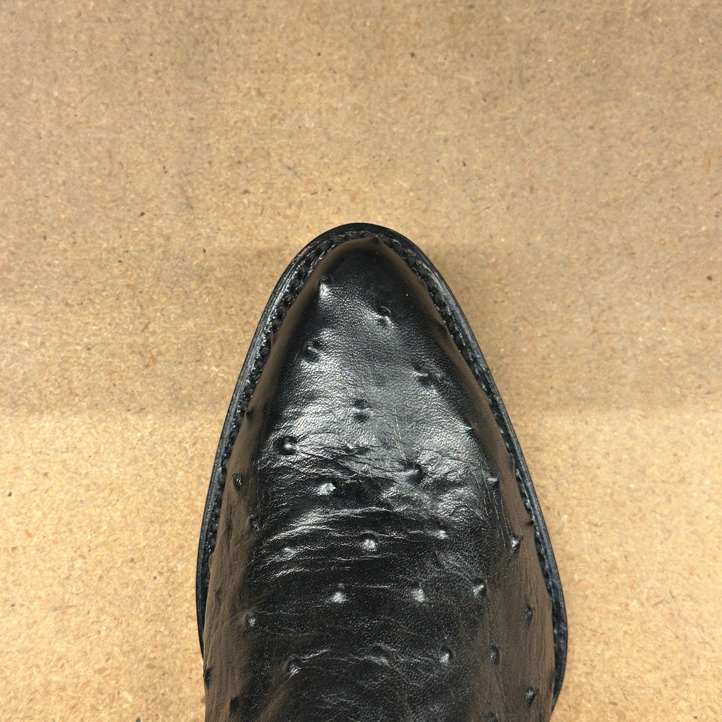 La Bufa Men - Imitation Ostrich Boot (Black)