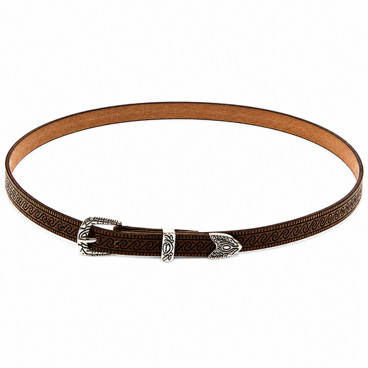 Embossed Western Hat Band (Waves)