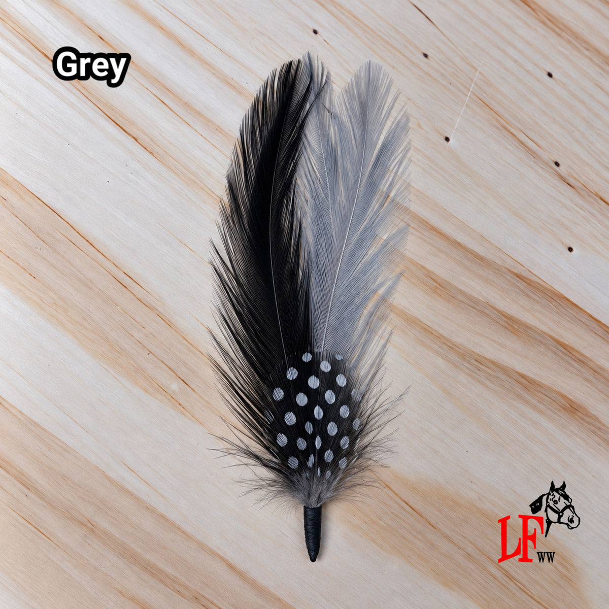 Classic Hat Feather (Grey)