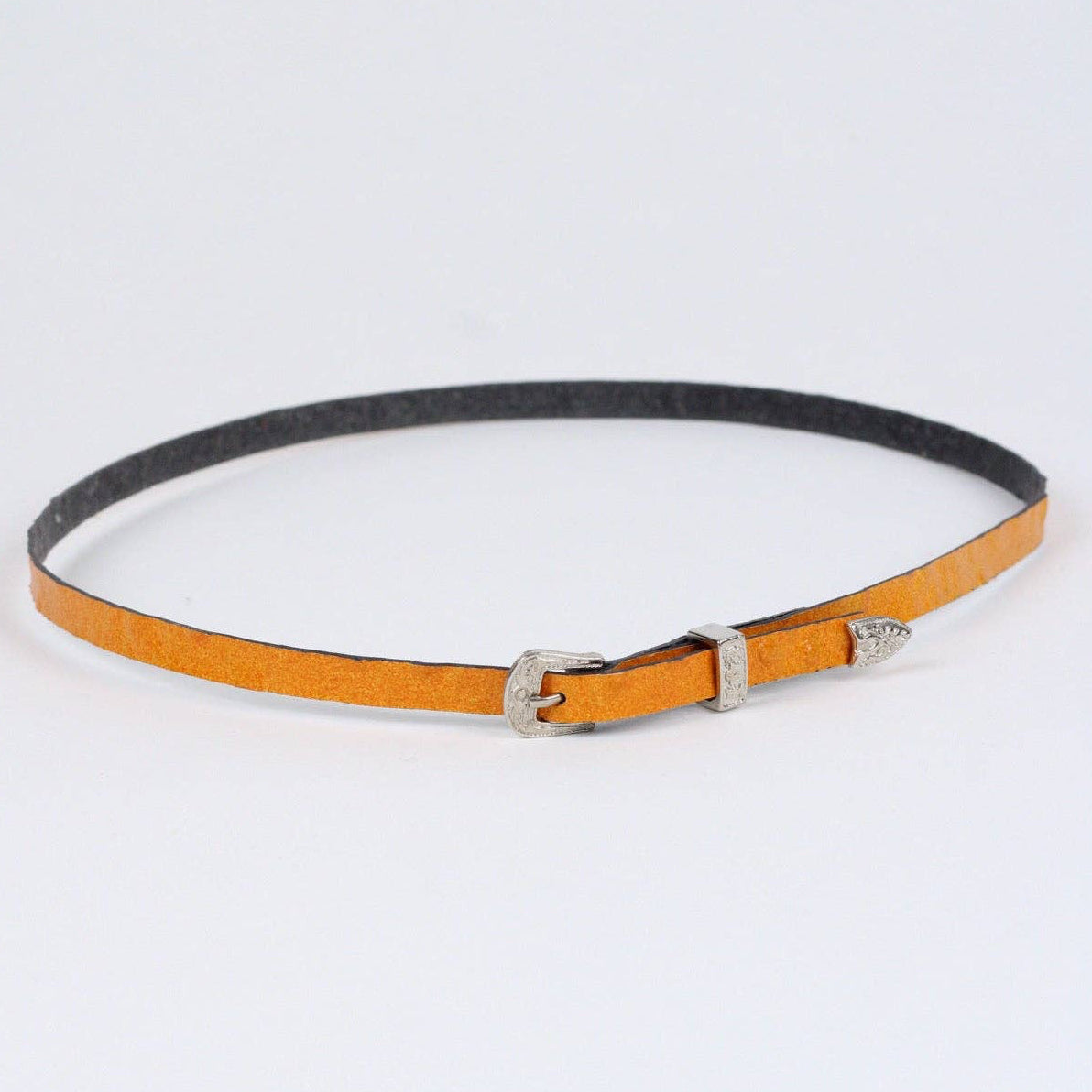 Ostrich Print Hat Band (Mantequilla)