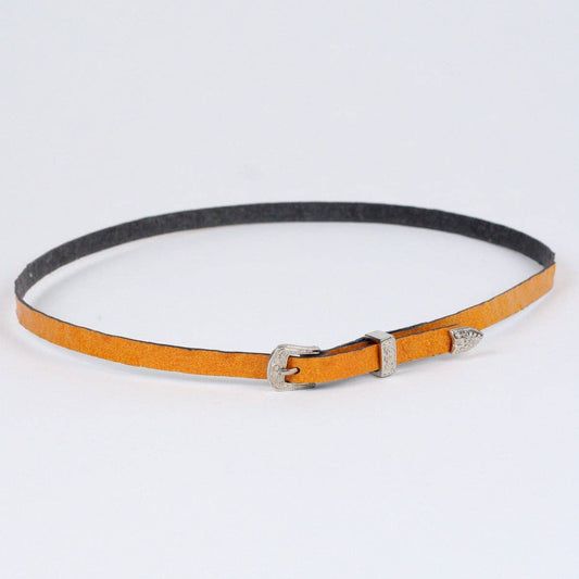 Ostrich Print Hat Band (Mantequilla)