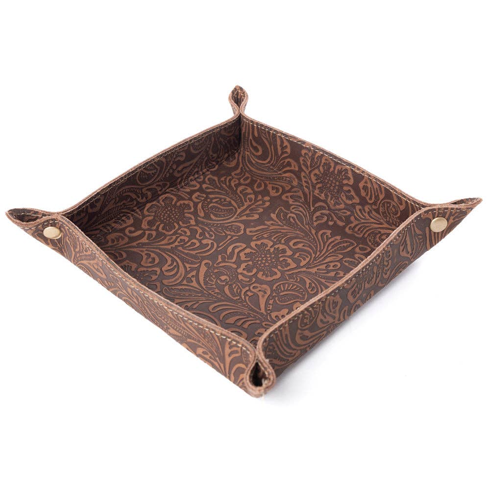 Myra - Copperwind Leather Tray (Mocha Cocoa) S-14645