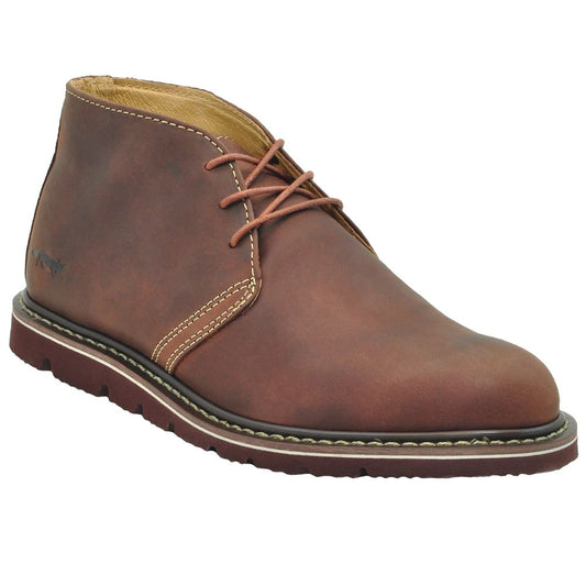 Golden Fox Men - Chukka Enzo (Maroon) 536K6