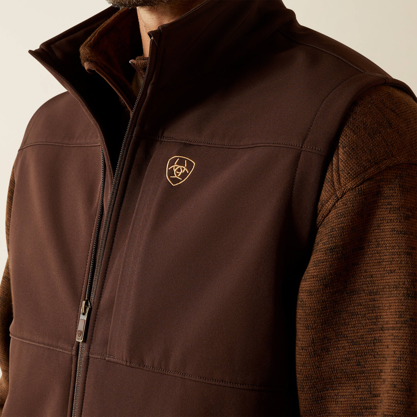 Ariat Men -  Vernon Softshell Vest (Coffee Bean) 10062601