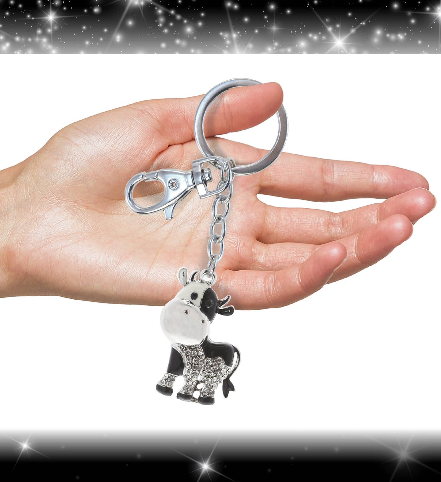 Sparkling Charms - Cow