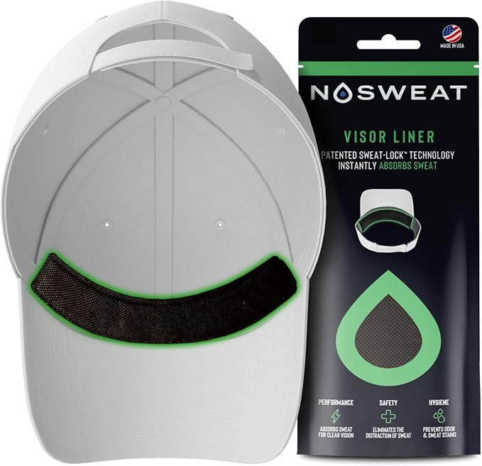 NoSweat - Visor Liners (Half Hat) 3pk