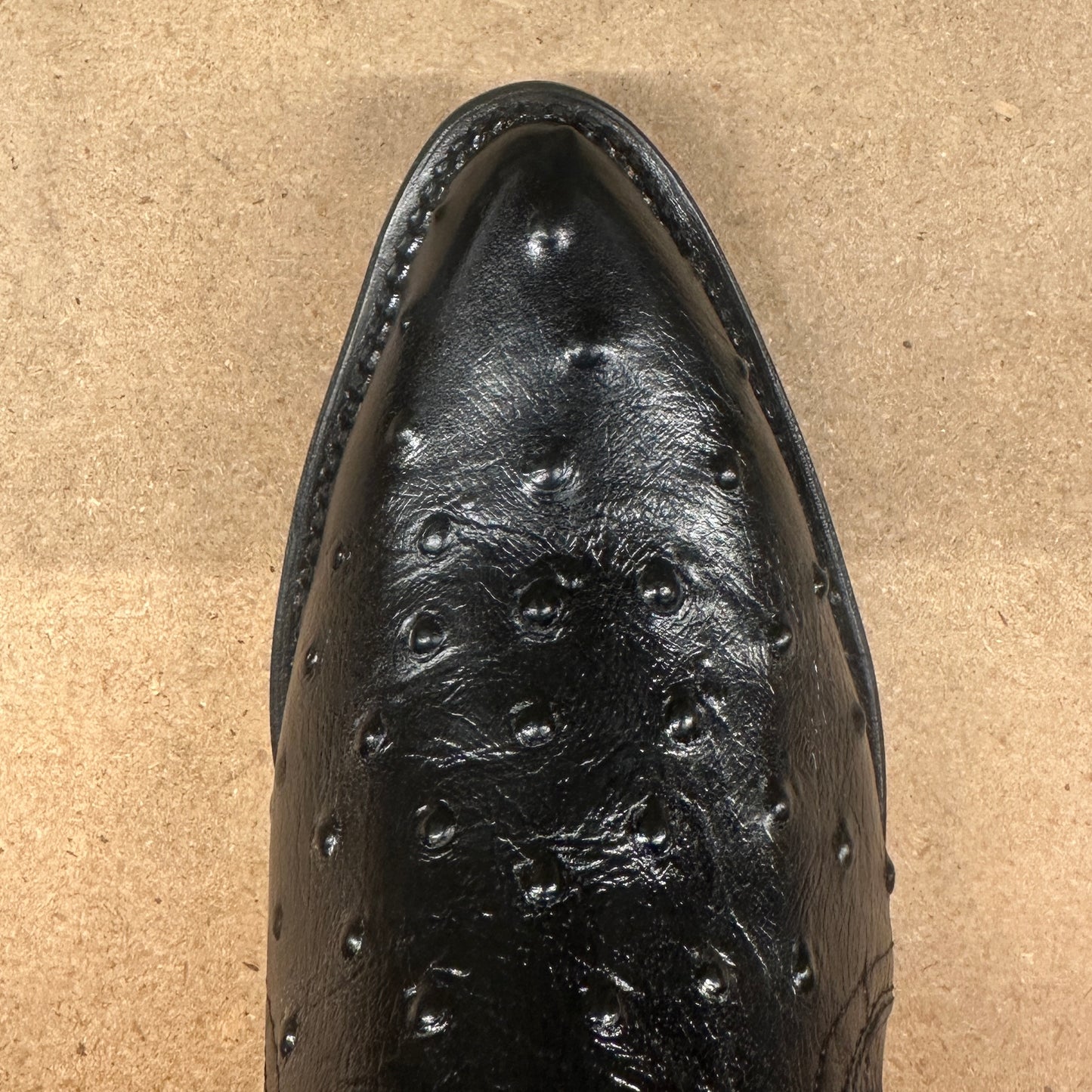 La Bufa Men - Imitation Ostrich Botin (Black)