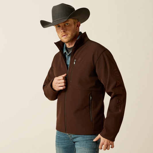 Ariat Men -  Logo Softshell Jacket (Brown) 10062585