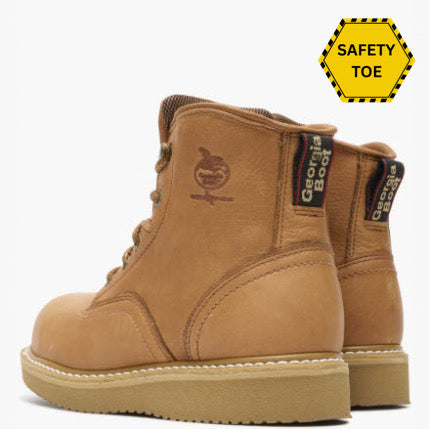 Georgia Men - Wedge 6in (STEEL TOE) G6342