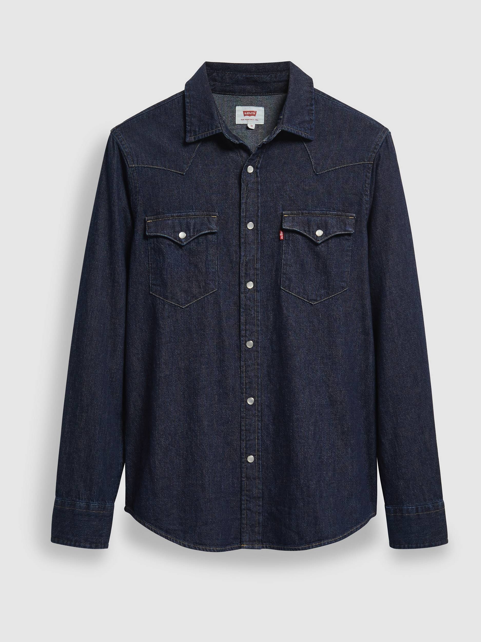 Levi's Men - Classic Western Snap Shirt (Dark Wash Denim