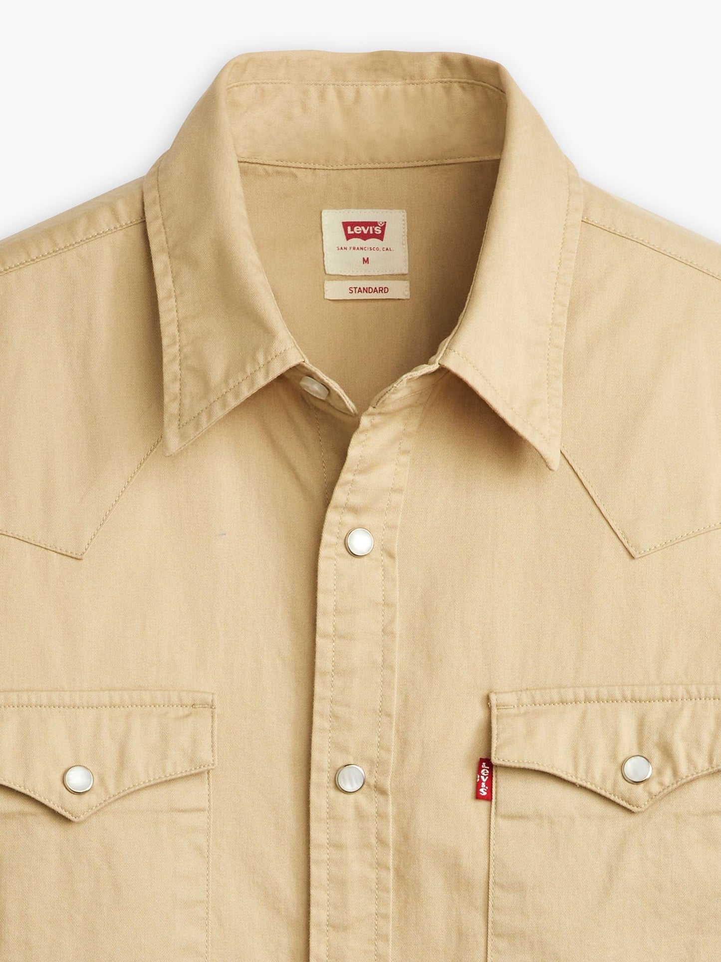Levi's Men - Classic Western Snap Shirt (Tan Twill) 857450169