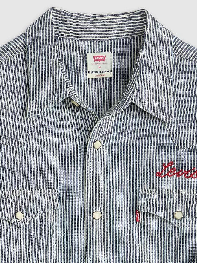 Levi's Men - Classic Western Snap Shirt (Roadtrip Stripes) 857450236