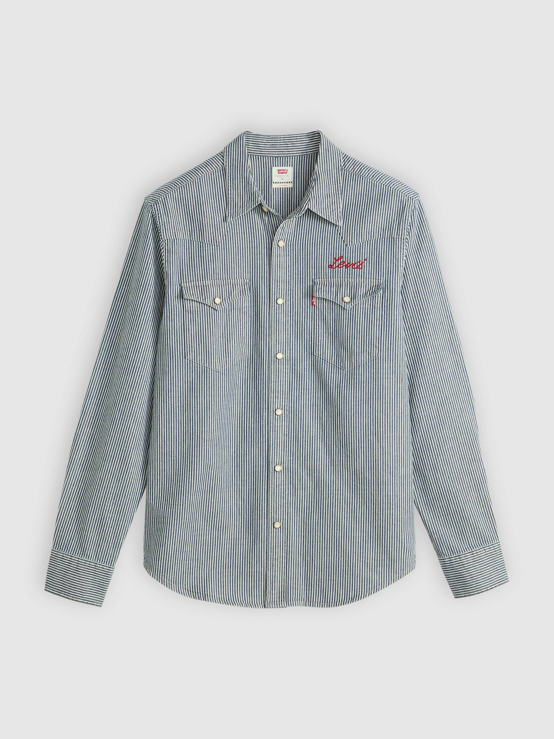 Levi's Men - Classic Western Snap Shirt (Roadtrip Stripes