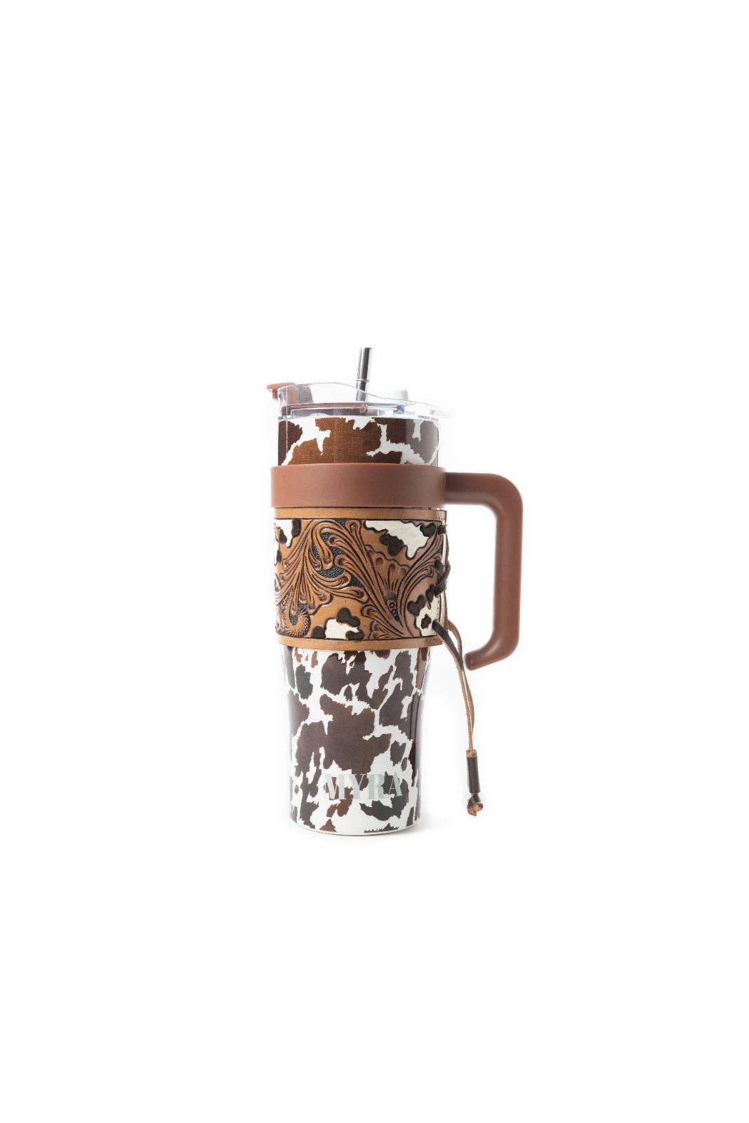 Myra - Wide Wyoming Tumbler (Brown/White) S-12053