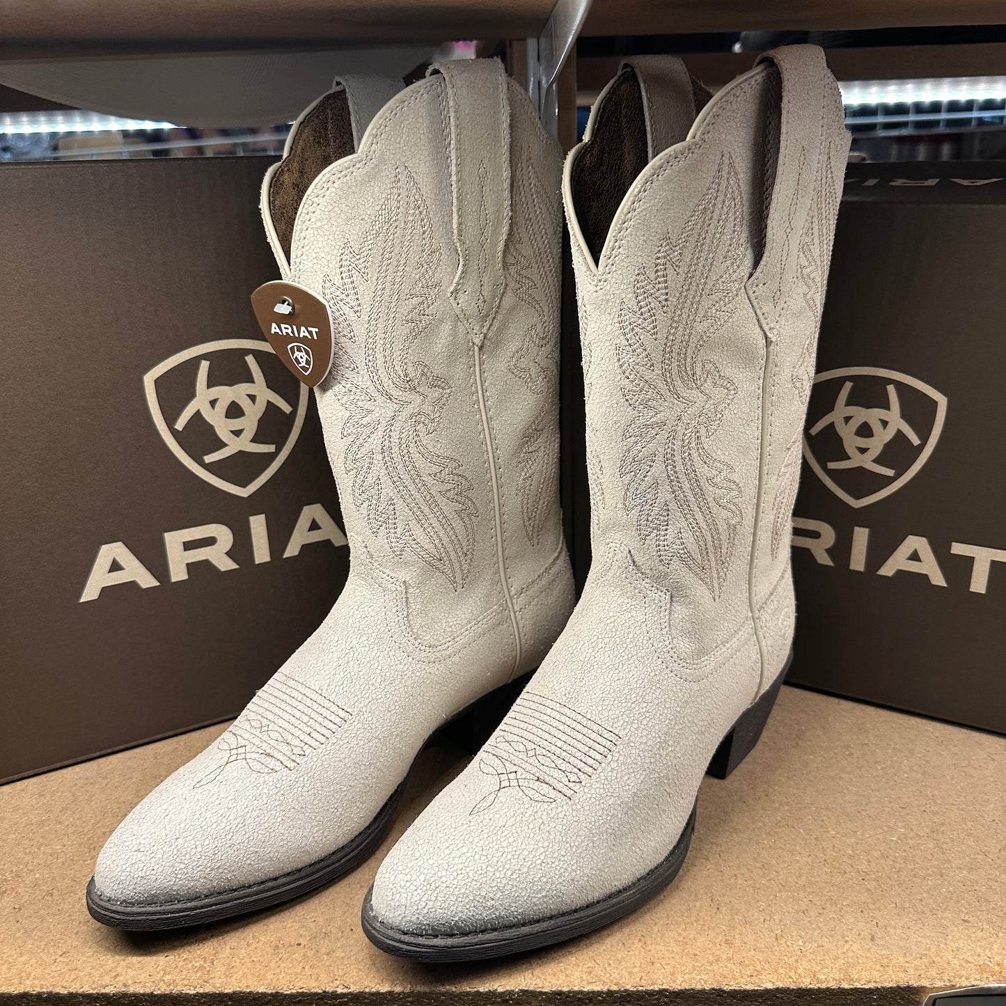 Ariat Women - Heritage R Toe StretchFit (Ivory) 10046898