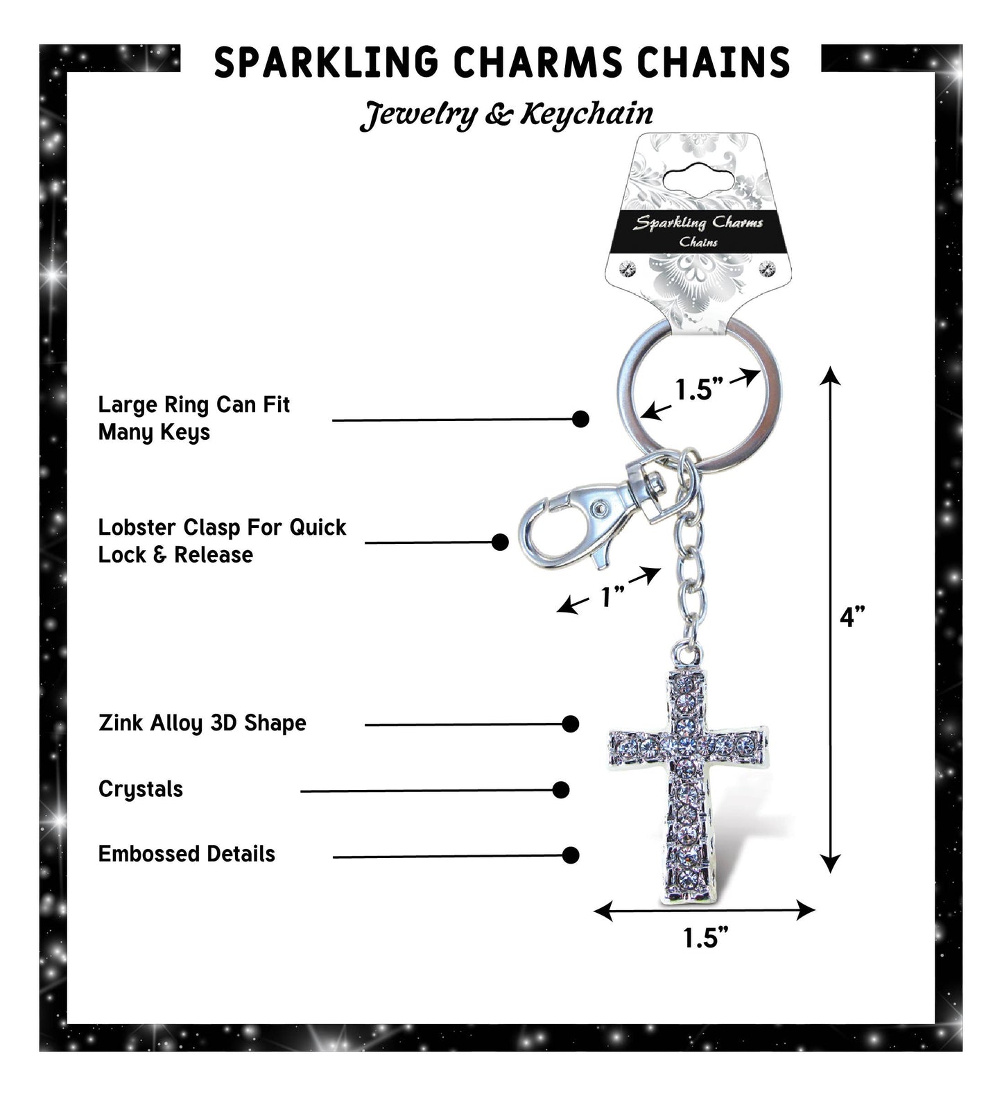 Sparkling Charms - Cross