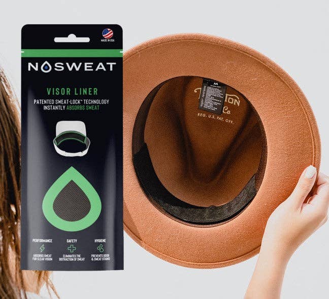 NoSweat - Visor Liners (Half Hat) 3pk