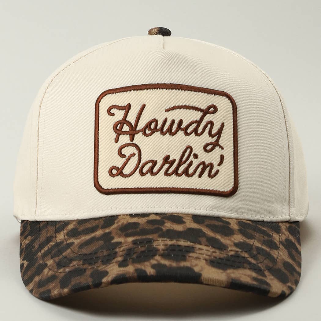Howdy Darlin' Cap (Beige)