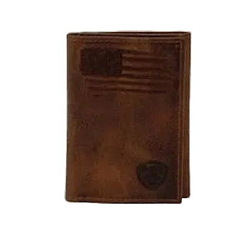 Ariat - Tri-Fold Wallet (USA Flag) A3545402