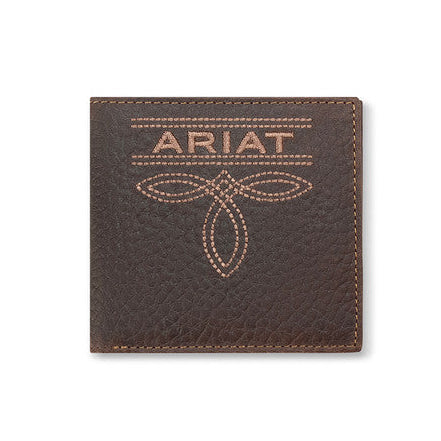 Ariat -  Bi-Fold Wallet (Bug Stitch Brown) A3563502