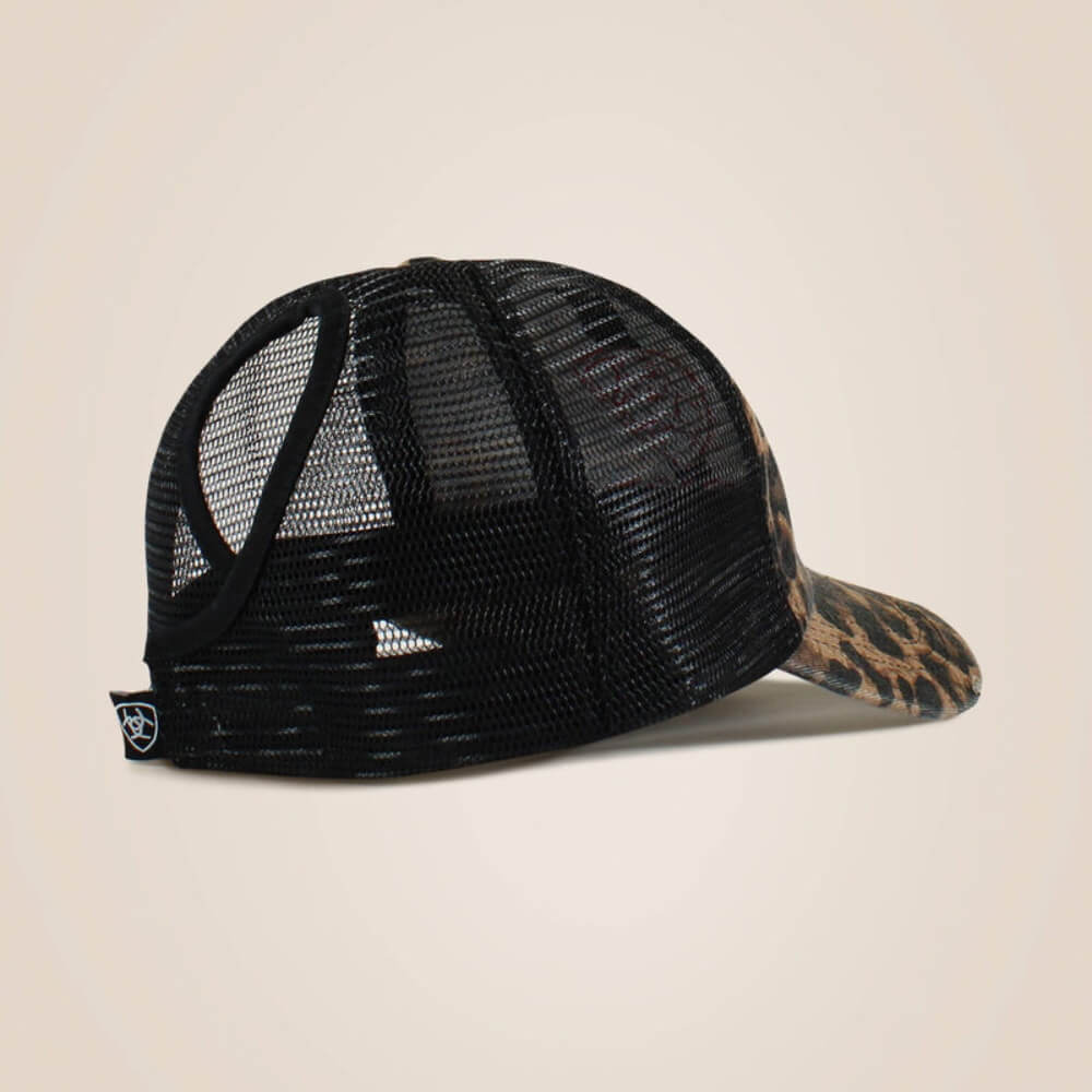 Ariat - Ladies Ponyflo Cap (Leopard ) A300031001