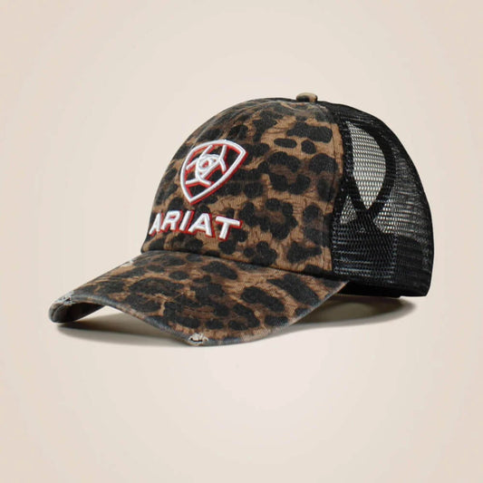 Ariat - Ladies Ponyflo Cap (Leopard ) A300031001