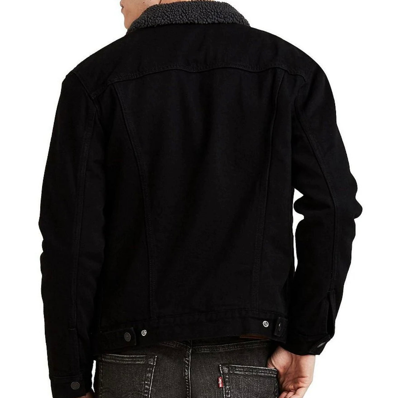 Levi's Men - Sherpa Lined Jacket (Black) 163650054