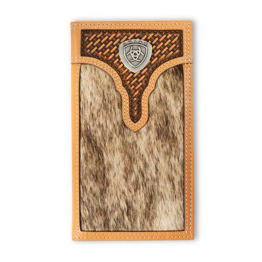 Ariat - Rodeo Wallet (Calf Hair Basket Weave Natural) A3561648