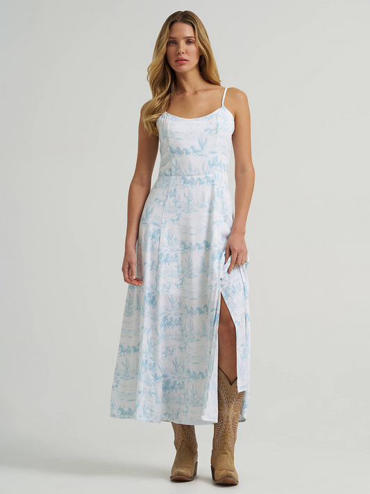 Wrangler Women - Western Tank Maxi Dress (Country Toile) 112375239