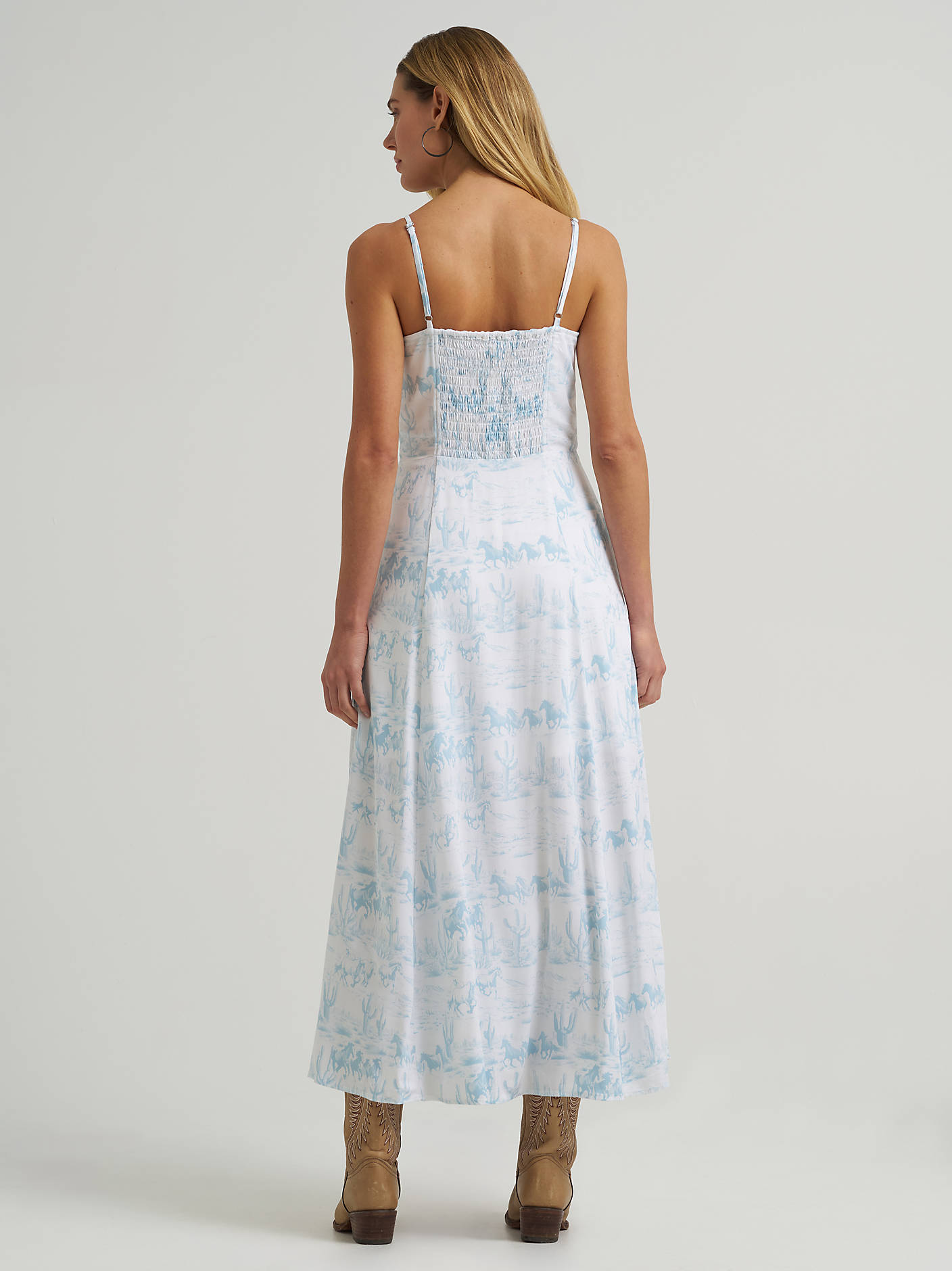 Wrangler Women - Western Tank Maxi Dress (Country Toile) 112375239