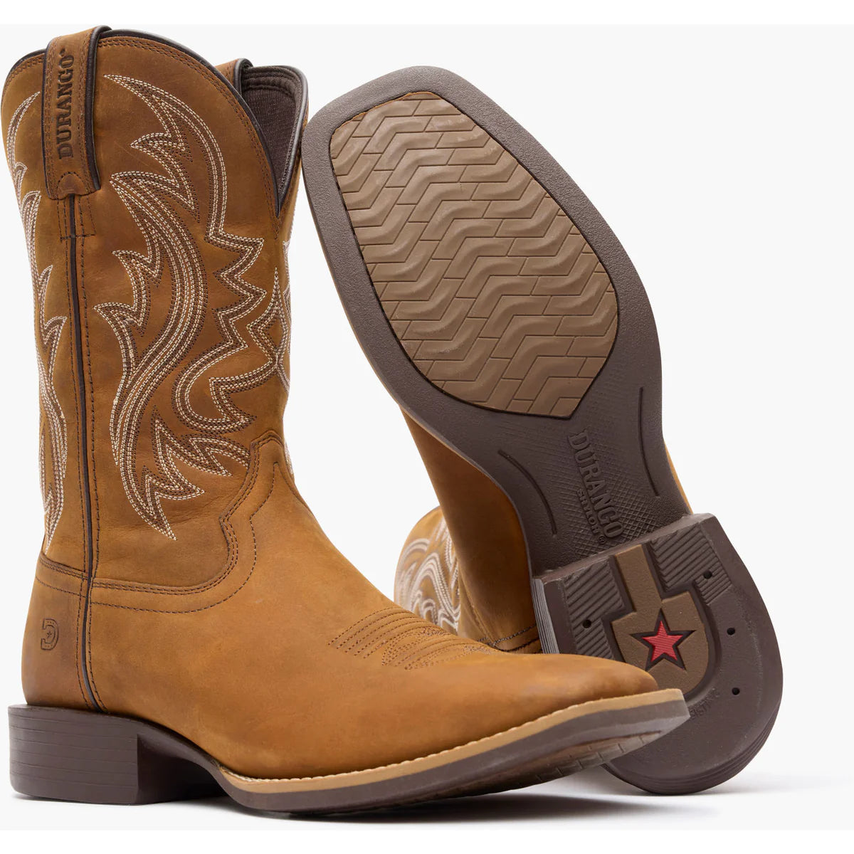 Durango Men - Shyloh Square Toe (Saddle Brown) DDB0495
