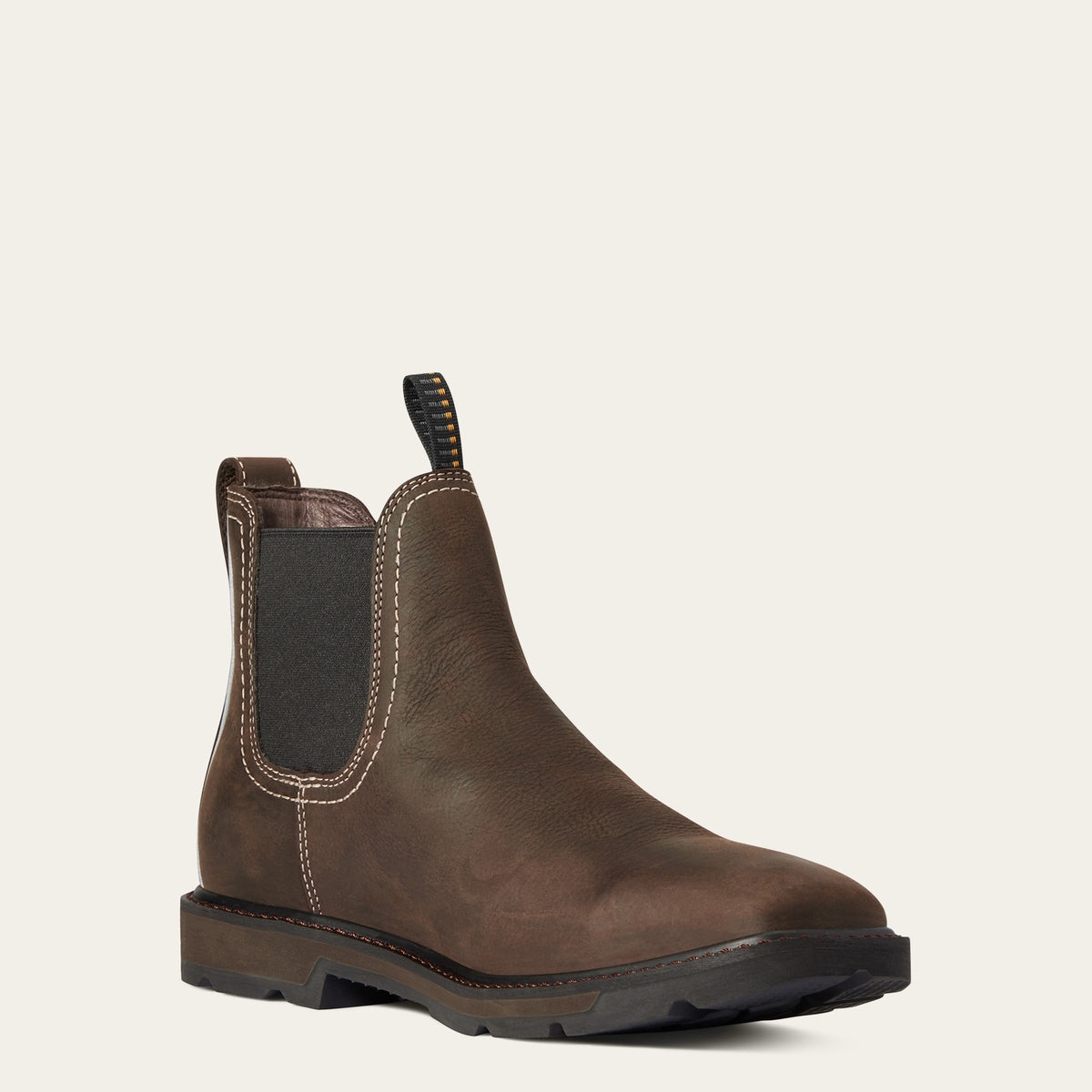 Ariat Men - Groundbreaker Chelsea H2O Wide Square Toe (Dark Brown) 10038324