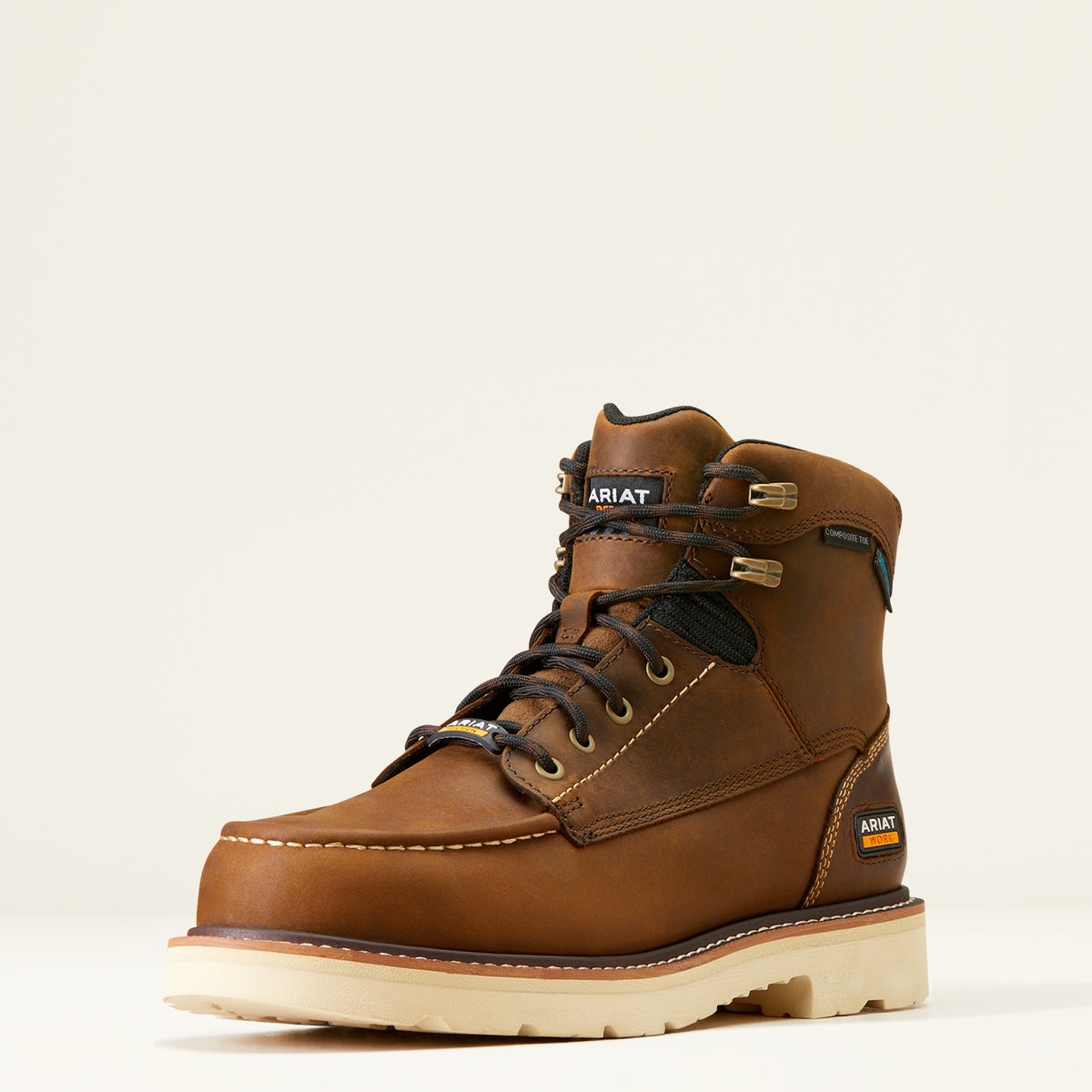 Ariat Men - ST Rebar Lift 6" Composite Toe (Distressed Brown) 10046876