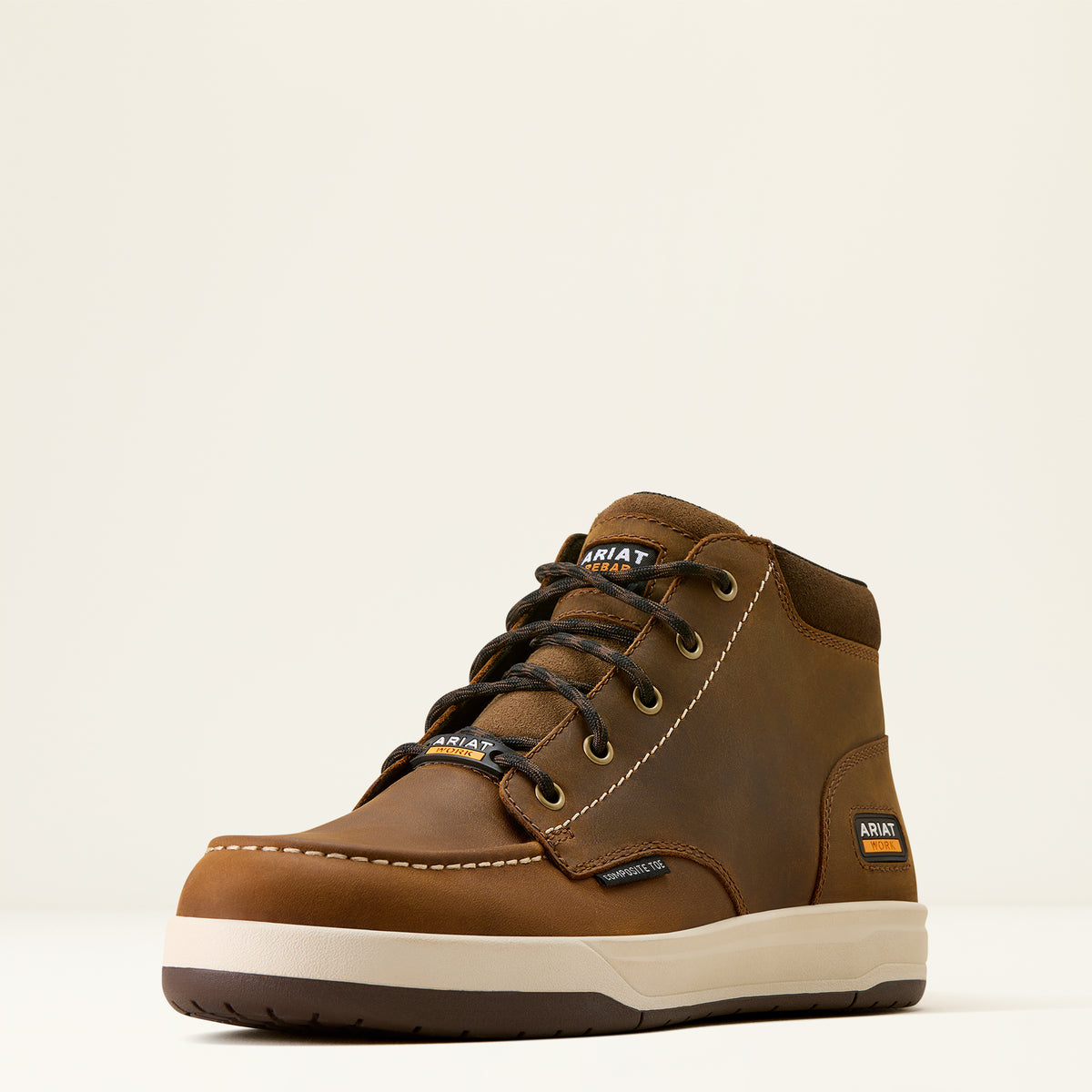 Ariat Men - ST Outmatch Mid Composite Toe Shoe (Distressed Brown) 10080333