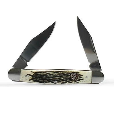 Ariat -  Two Blade Knife (Burnished Natural Bone) A710010708-L