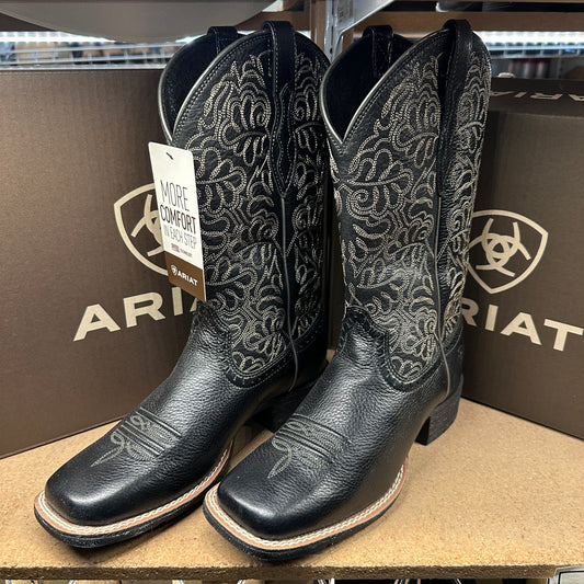 Ariat Women - Round Up Remuda (Black Deertan) 10034024