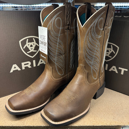 Ariat Women - Round Up Wide Square (Powder Brown) 10018528