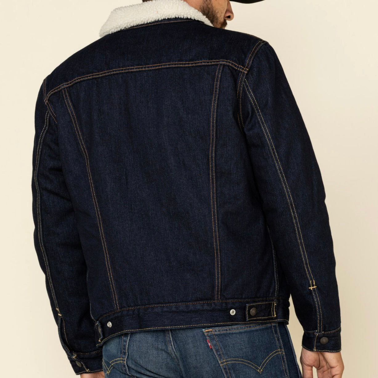 Levi's Men - Sherpa Lined Jacket (Dark Blue) 163650075