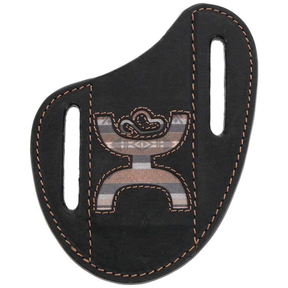 Hooey -  Pancake Knife Sheath (Hooey Hands Up Black Aztec) HPKS008-BKAZ