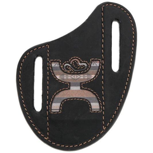 Hooey -  Pancake Knife Sheath (Hooey Hands Up Black Aztec) HPKS008-BKAZ