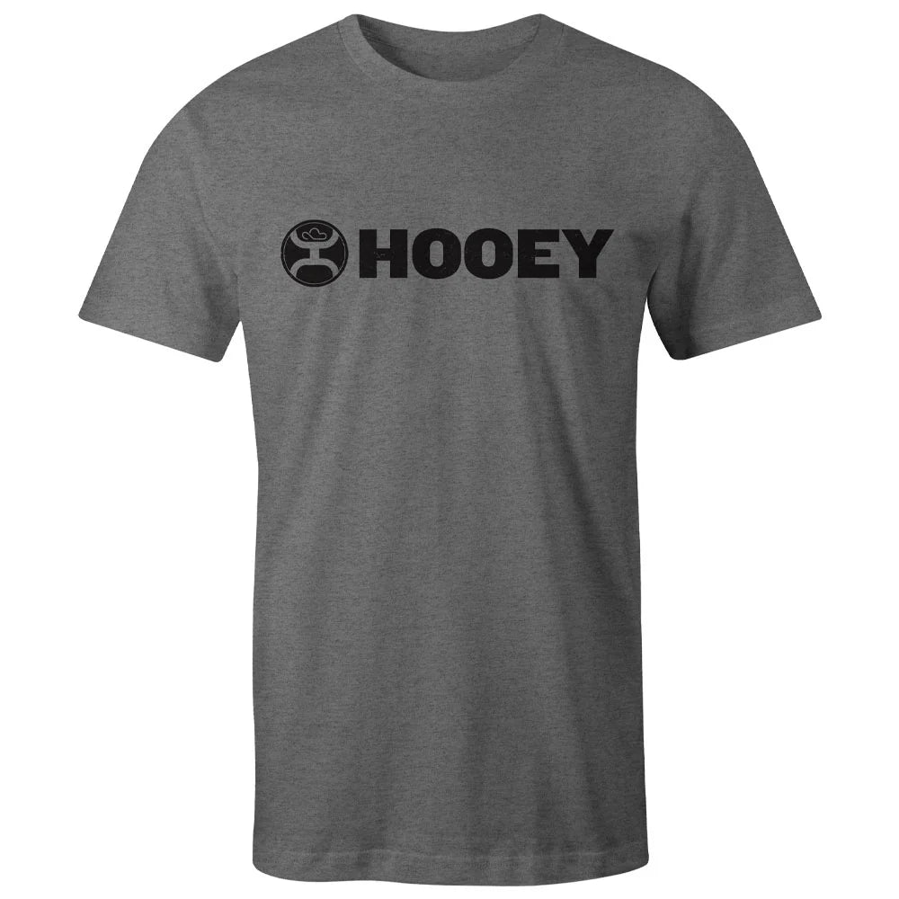 Hooey Men - T-Shirt Lock-Up (Charcoal) HT1407GY