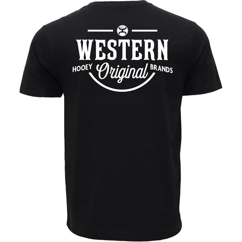 Hooey Men - T-Shirt Western OG (Black) HT1711BK