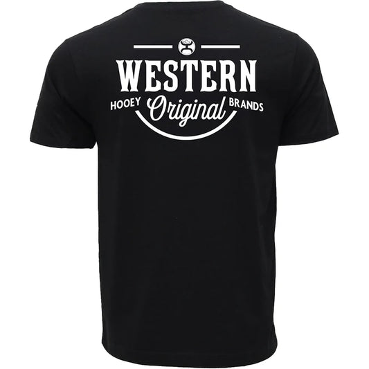 Hooey Men - T-Shirt Western OG (Black) HT1711BK