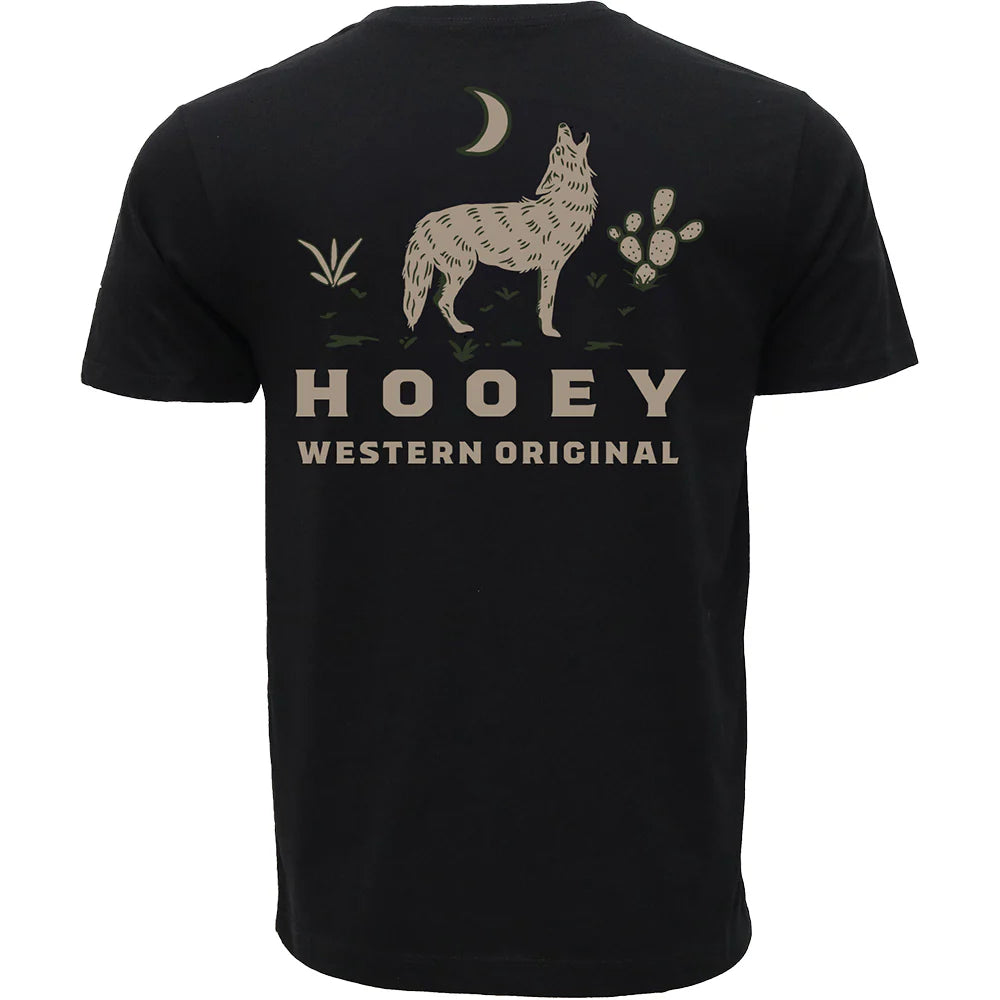Hooey Men - T-Shirt Coyote (Black) HT1888BK