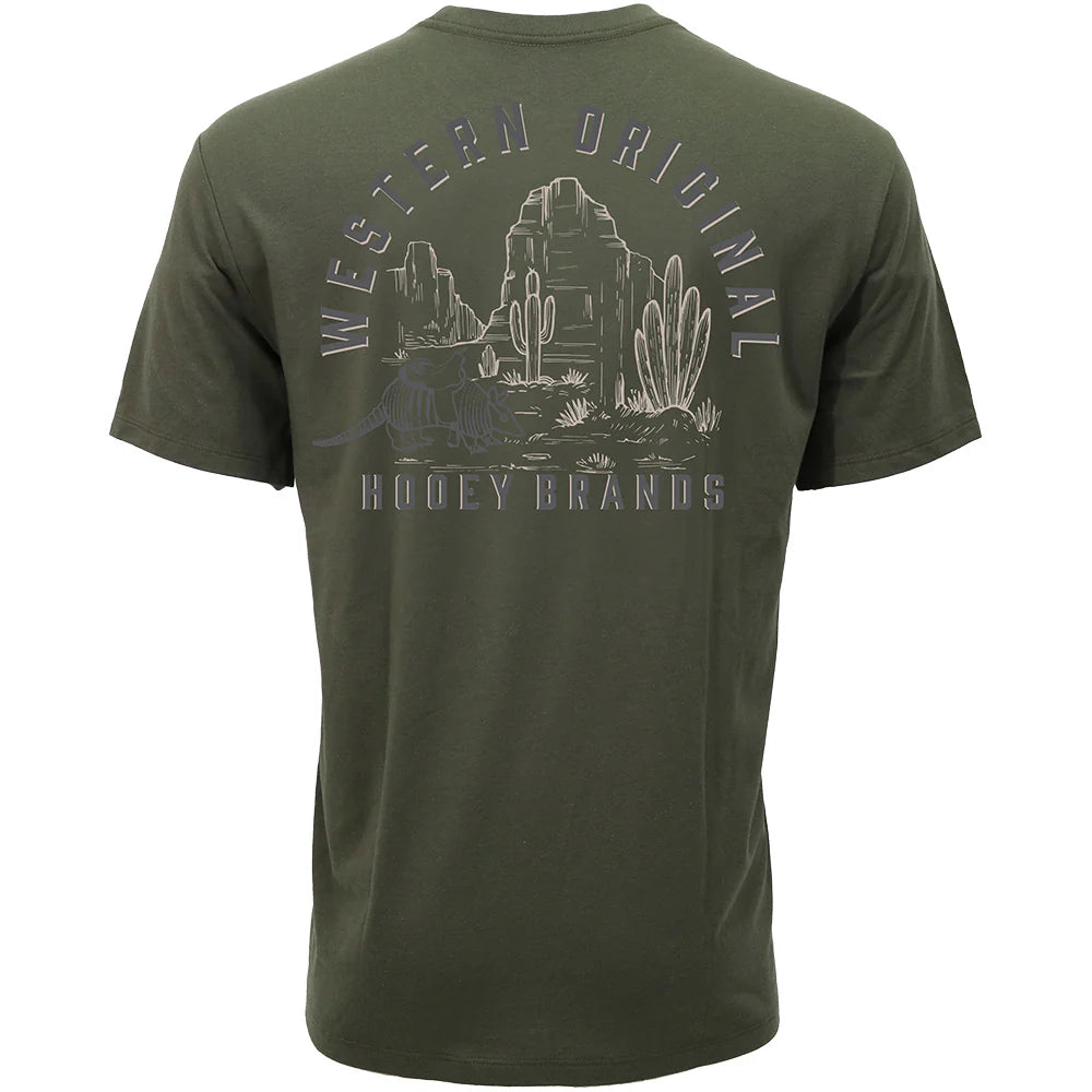 Hooey Men - T-Shirt Desert Dillo (Green) HT1889GR