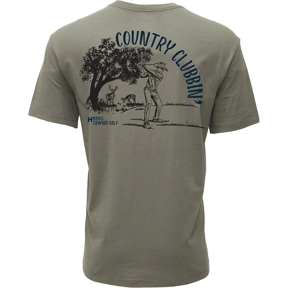 Hooey Men - T-Shirt Country Clubbin (Green) HT1906OL