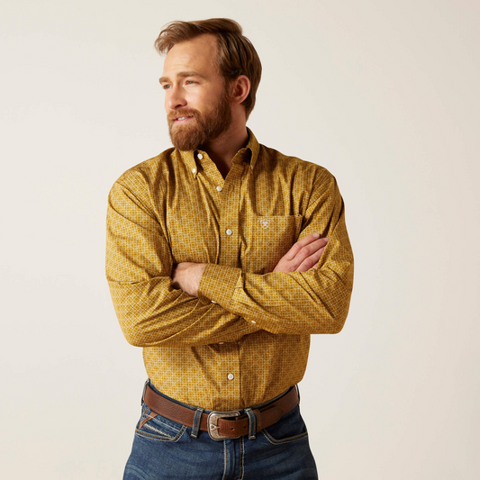 Ariat Men - Wrinkle Free Classic Fit Shirt (Kellen Serpent) 10046202