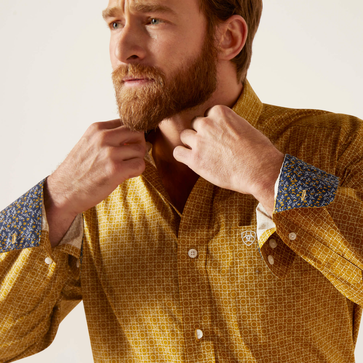 Ariat Men - Wrinkle Free Classic Fit Shirt (Kellen Serpent) 10046202