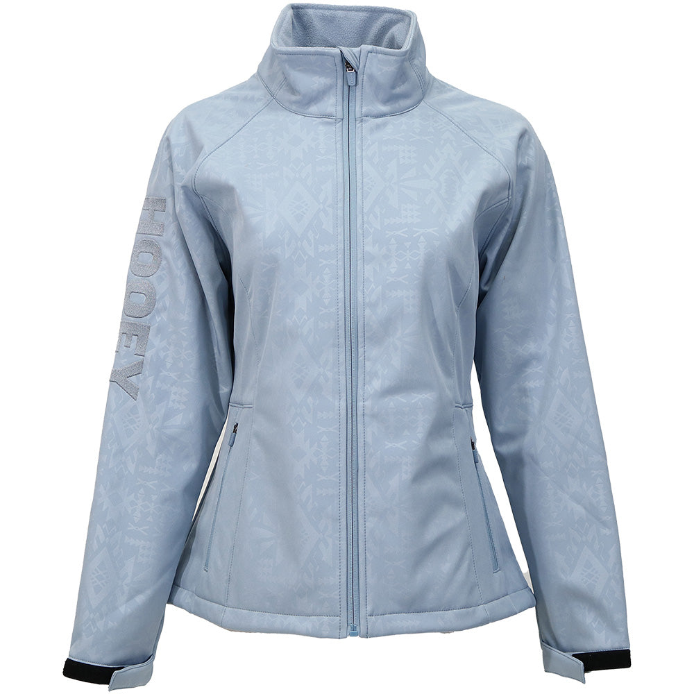 Hooey Women - Softshell Storm Jacket (Blue Aztec) HJ145BL